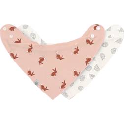 Lässig Dreieckstuch Baby (2 Stk) Bandana, Little Forest Hase (2)