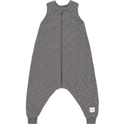 Lässig Schlafsack mit Beinen Sleeping Jumper, Spots Anthracite Gr. 86-92 (A)