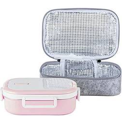 22OZ Stainless Steel Leakproof Bento Lunch Box/Metal Insulated Food Container