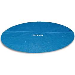 Intex 15 Foot Round Easy Set Vinyl Solar Cover for Swimming Pools, Blue 29023E