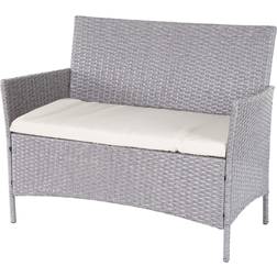 MCW Poly-Rattan Hamar Gartenbank