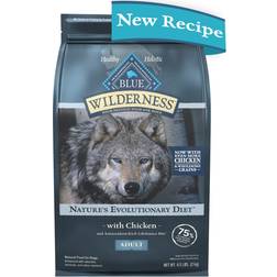 Blue Buffalo Wilderness High Protein Natural Dry Dog Food Wholesome Grains, Chicken