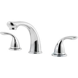 Pfister 1T6510K Roman Tub Trim with Metal Lever Handles Brushed Nickel Grey