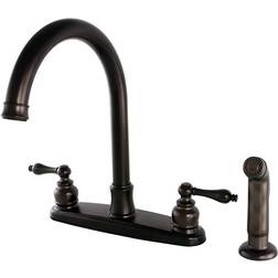 Kingston Brass Victorian 8-Inch Centerset Kitchen Faucet Brown, Bronze