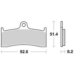 TRW Lucas Racingbelag MCB660SRQ