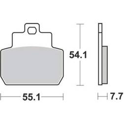 TRW Brake Pad Mcb782