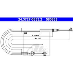 ATE Parkeringsbroms 24.3727-0833.2