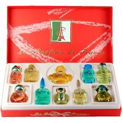 Charrier Parfums Set Of 10 Eaux de Parfum Luxurious Gift Box 52.7 ml