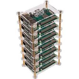Joy-it Custodia per scheda SBC RB-Case 19 Adatto per (kit di sviluppo) Raspberry Pi Acrilico trasparente