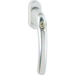 Hoppe Fenstergriff Tokyo 0710/SU26 Weiss F9016 Abschliessbar Ohne Schrauben 7 mm Stift Gleichschließend 8104903 1pcs