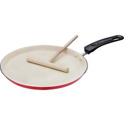 GSW Crepe-Pfanne Induktion 26cm rot/creme