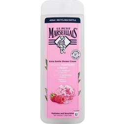 Petit Marseillais Extra Gentle Shower Cream Organic Raspberry & Peony Feuchtigkeitsspendende nährende Duschcreme 400