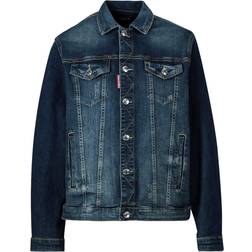 DSquared2 Spijkerjack Met Logopatch - Blauw