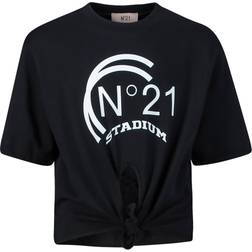 N°21 Kids Black t-shirt for girls