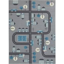 Vloerkleed Kids Town Multicolor 120 x 170 cm