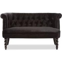 Baxton Studio Flax Victorian Style Sofa