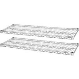 Lorell Industrial Wire Shelving 2 Extra Shelves 48' x 18' 2/Pk CE 84183 Estantería