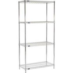 Nexel Chrome Wire Starter Unit 5 Book Shelf