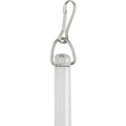 Rod Desyne 1/2" Fluted Clear Baton With Snap Hook