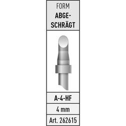 Stannol A-4-HF Panne de fer À Souder Biseautée Contenu 1 pc