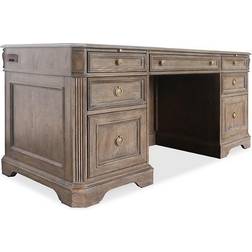 Hooker Furniture Sutter Clear Oak Junior Executive Desk