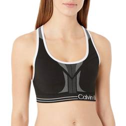 Calvin Klein Performance Women's Medium Impact Reversible Sports Bra - Black/White