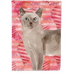 Caroline's Treasures CK3056GF Tonkinese Cat Love Flag Garden