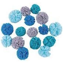 Rayher Pompons blau sortiert Ø 2,5-3,0 cm 16 St