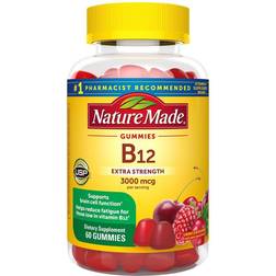 Nature Made B12 Extra Strength Gummies Cherry & Mixed Berry 3000 mcg