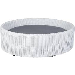 Greemotion Hundbädd Vit Polyrattan 85 x 25 x 75 cm