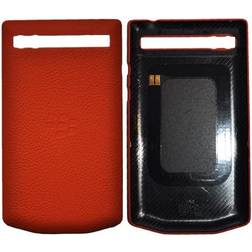 Blackberry Leather Battery Door Cover for P`9983