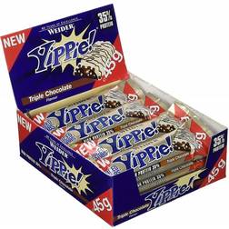 Weider Yippie! Bar Brownie Vanilla 45g 12 st