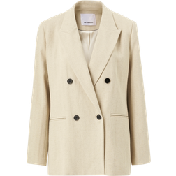 Co'Couture Kavaj Linen Oversize Blazer Natur