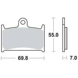 TRW Brake Pad Mcb690