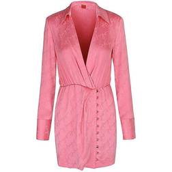 HUGO BOSS Kamaike Vestido - Rosa