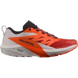 Salomon Sense Ride 5 M - Lunar Rock/Shocking Orange/Fiery Red