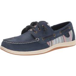 Sperry Women's Songfish Boat Shoe, Navy Stripes