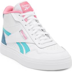 Reebok Court Advance Bold High Women's White Basketball White/Pink/Teal