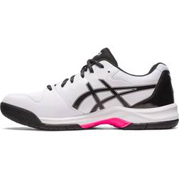 Asics Men's Gel-Dedicate Tennis Shoes, 12, White/HOT Pink