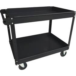 Lorell Utility Cart Metal Trolley Table