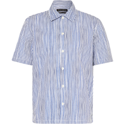 Marc O'Polo Short-Sleeved Shirt - Blue/White