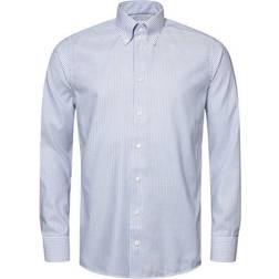 Eton Men's shirt: Business Casual Oxford Blå