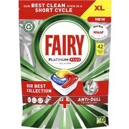 Fairy Platinum Plus All-in-One Lemon Dishwasher 42 Tablets