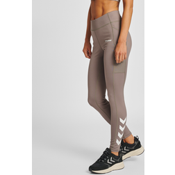 Hummel Sport-leggings Braun Mittlerer Bund für Damen