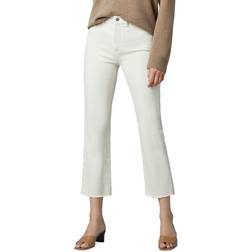 DL1961 Patti High Rise Straight Jeans - Ecru