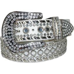 CTM Women 1/2 Western Rhinestone Belt