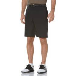 PGA tour Men's Flat Front Golf Shorts - Black