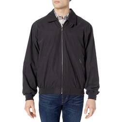 Weatherproof Microfiber Golf Jacket - Black