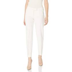 Anne Klein womens Cropped Slim Pants, White