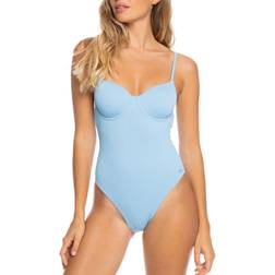 Roxy Women's Standard Rib Love The Muse One-Piece - Anthracite
